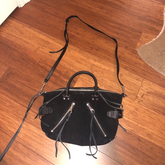 Rebecca Minkoff Black Moto Crossbody - Picture 1 of 2